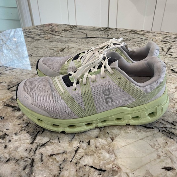On Running On‎ Cloudgo Frost Hay White Green Shoes - Picture 1 of 8
